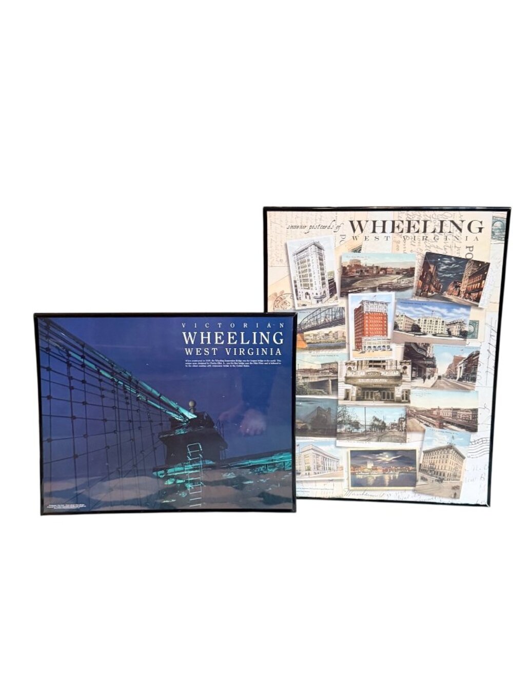Wheeling West Virginia WV Framed Posters Vintage Victorian Wheeling & The 1849 S